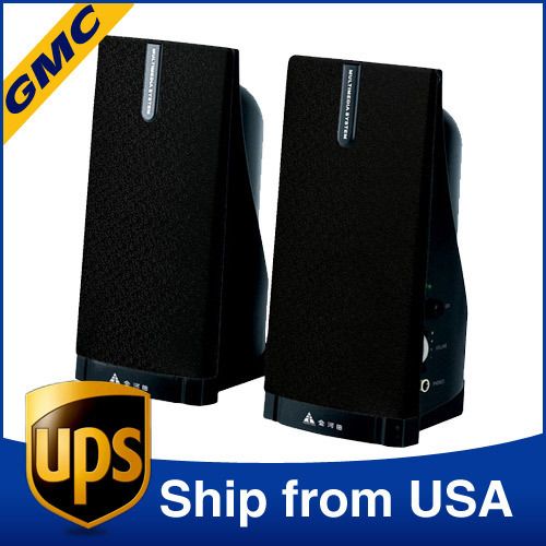 Classic 2 0 USB Satellite Speakers for PC Computer Notebook CD DVD 