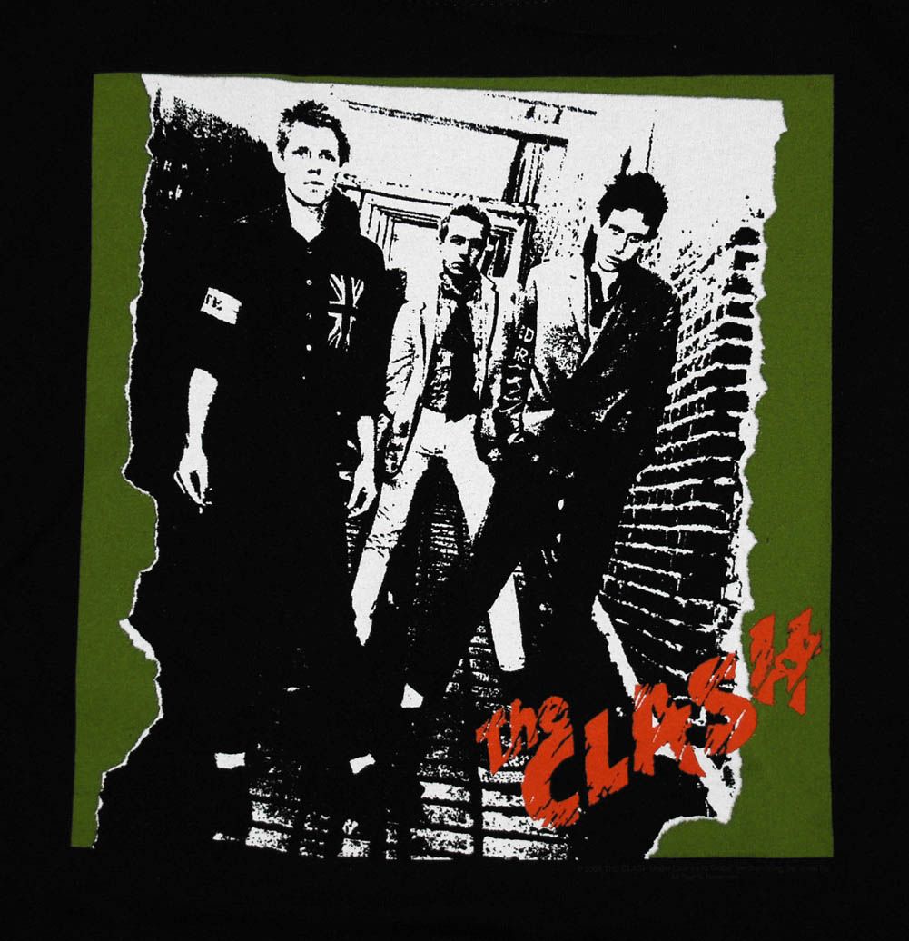 The Clash Self Titled Album Cover Punk Rock Band T Shirt Tee