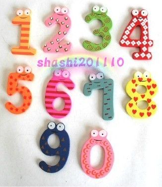   Colourful Magnetic Numbers Alphabet Fridge Magnets toy 