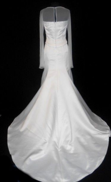   899 Ivory 10 Informal Wedding Dress Bridal Gown Barbara Allin