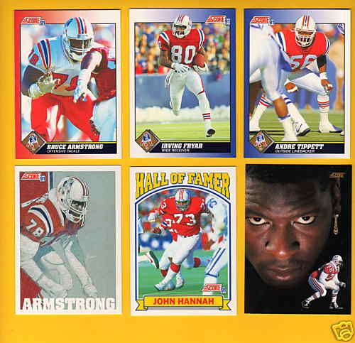 1991 New England Patriots Set Andre Tippett John Hannah