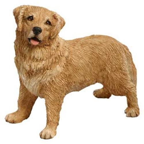 Golden Retriever Dog Statue Mid Size Figurine Sculpture