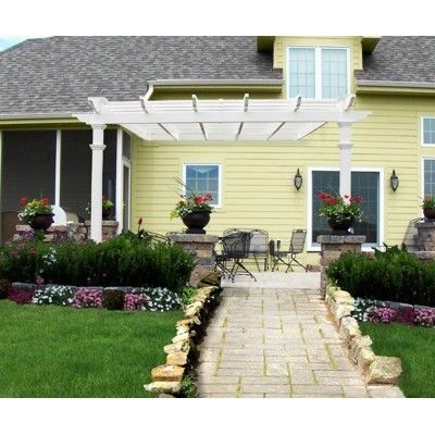 New Ashley Arbors Atwater Pergola Arch Gazebo WC81007