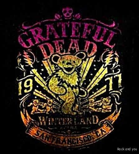   Dead Winterland Arena 1977 Jerry Garcia Rock T Shirt s M NWT