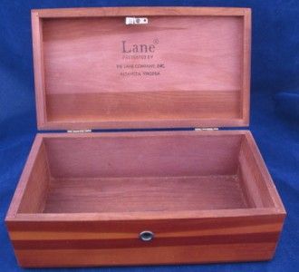 Vintage Lane Small Locking Cedar Hope Chest Trinket Box for Jewelry