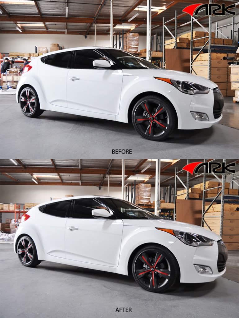 2012 on Veloster 1 6L Turbo Ark GT s Performance lowering Suspension 