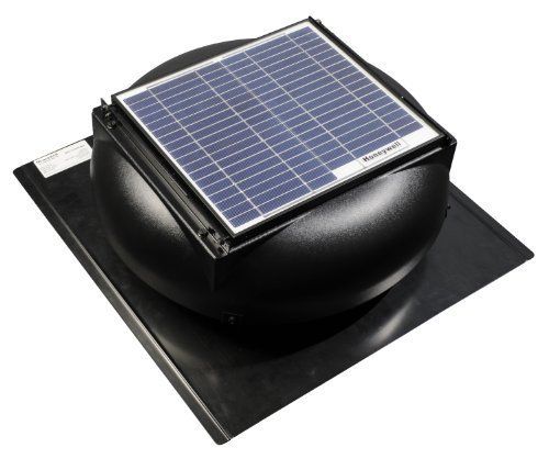   527SHON100BLK 12 Watt Roof Mount Solar Powered Attic Fan