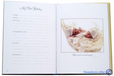 BNew Book * Anne Geddes   Baby Record Book * RRP $24.95