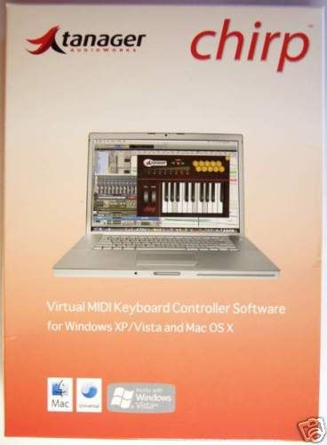 Tanager Chirp Virtual MIDI Keyboard Software 3828