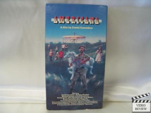 Americana VHS David Carradine Barbara Hershey