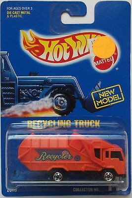 1992 hot wheels recycling truck col 143 basic wheels time