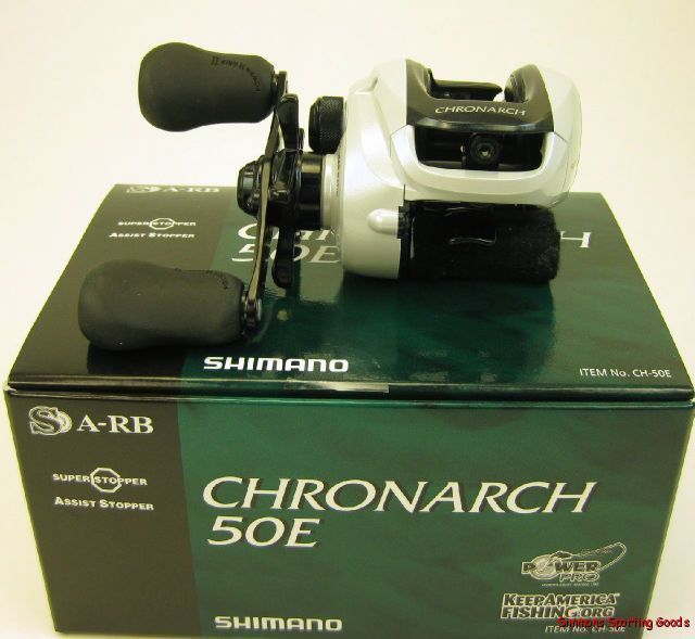 shimano chronarch ch50e baitcast reel right hand 