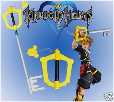 big size 41 kingdom hearts sora keyblade with stand from