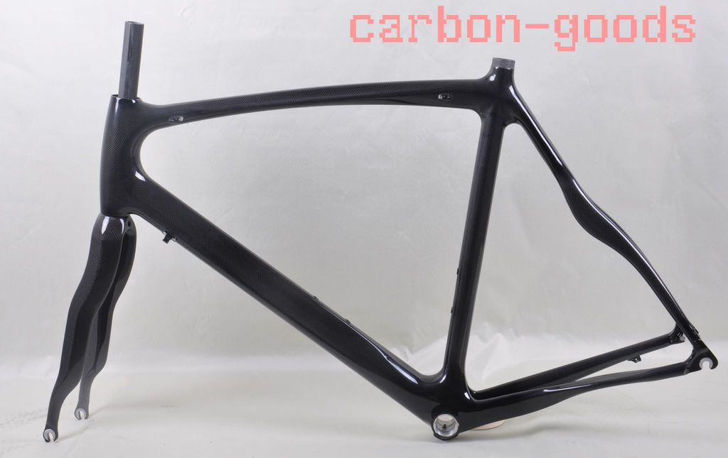Full carbon frame&road bike frameset&racin​g bicycle frame 3k glossy 
