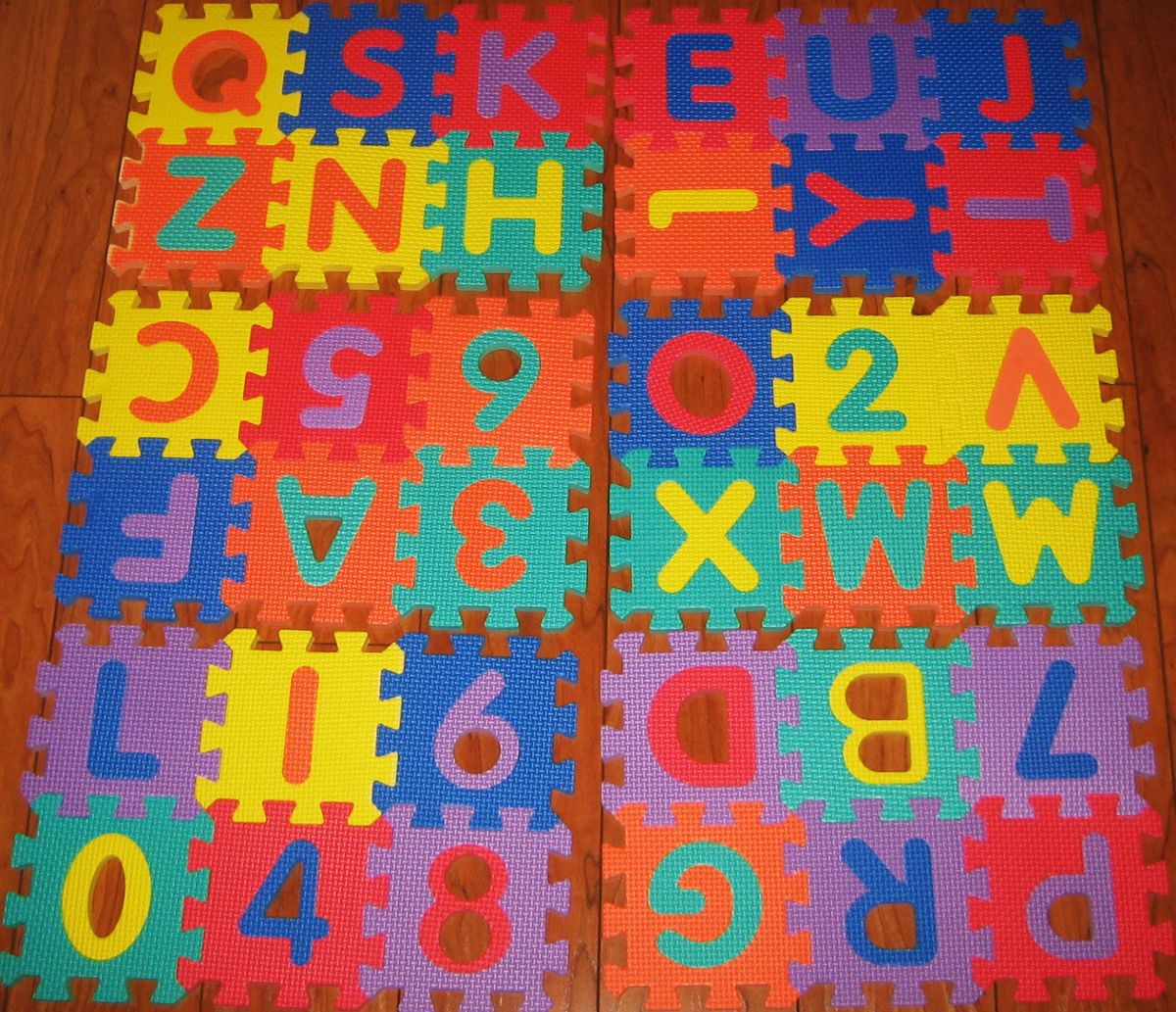 Boy / Girl   Large Toy Alphabet & Number Puzzle Mat Tiles ♥