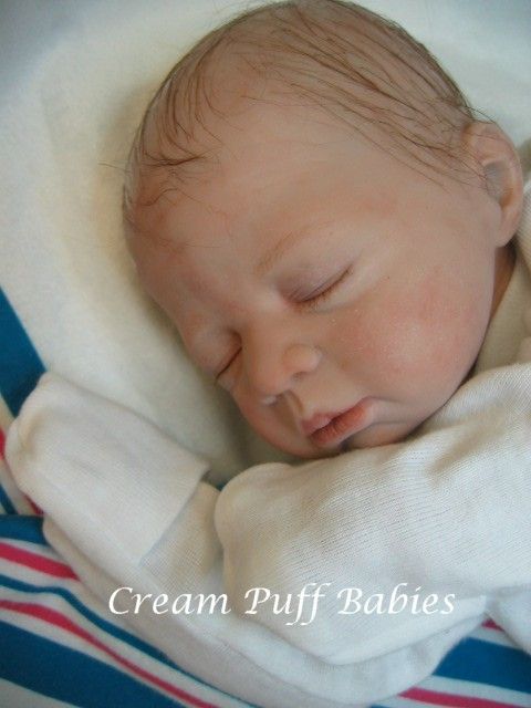 Reborn Newborn Preemie Baby Girl Anna by Pat Moulton Cream Puff Babies 