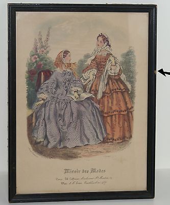 Miroir Des Modes~The Mirror Modes~Fashion Plate from Colthier in Paris 