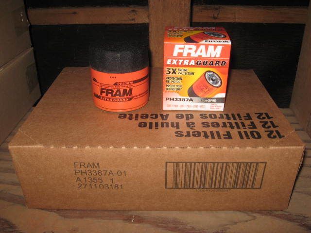 Fram PH3387A Retail Box Oil Filter Case 12