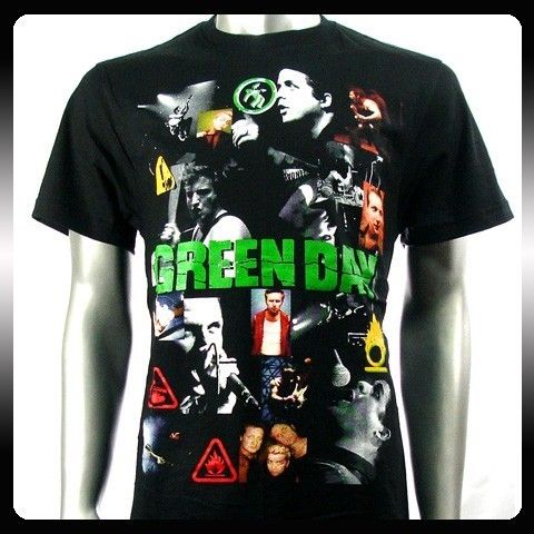 Green Day Billie Joe Punk Rock Band T Shirt Sz XL