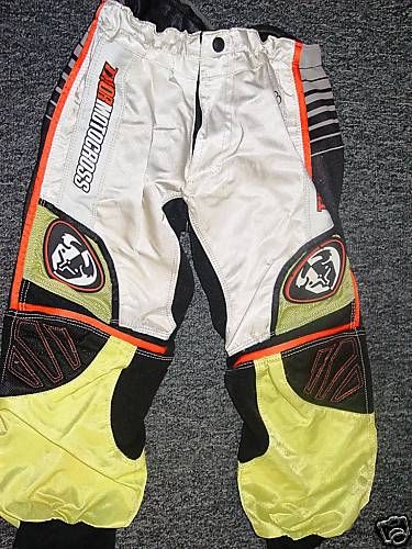 Thor Motocross BMX Racing Pants Yellow Orange