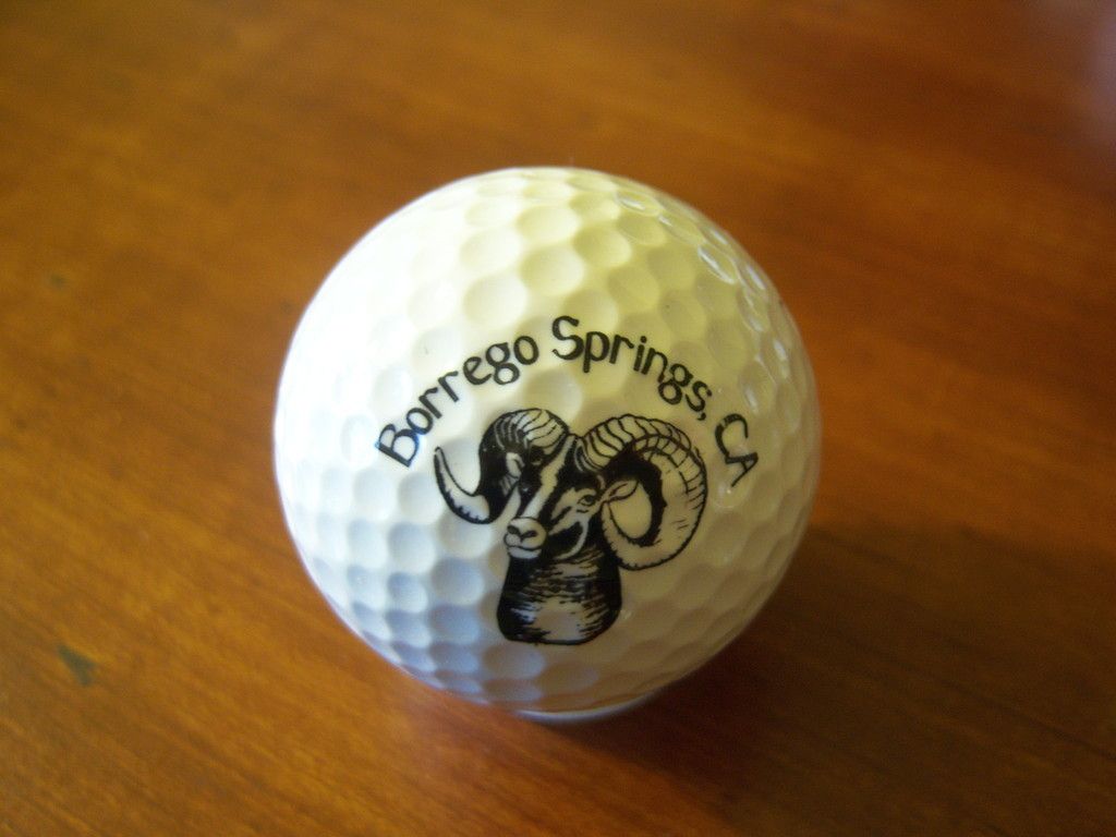 Logo Golf Ball Borrego Springs Resort RAM California