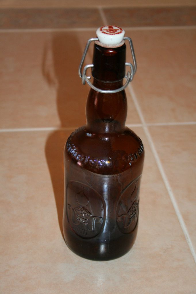 Vintage Ultenmunster Brauer Bier Amber Bottle 0 5L