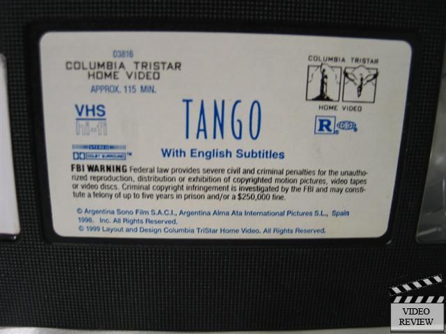   VHS Miguel Angel Sola, Cecilia Narova; Carlos Saura; SPA w/ ENG SUB