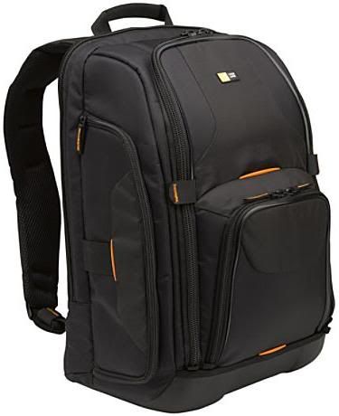 Case Logic SLR Camera Laptop Backpack w Shelves Black