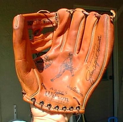 Jim Catfish Hunter Wilson USA Made Baseball Glove