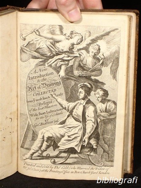 1731 John Bickham Fables Short Poems Fine Engravings Art of Writing 