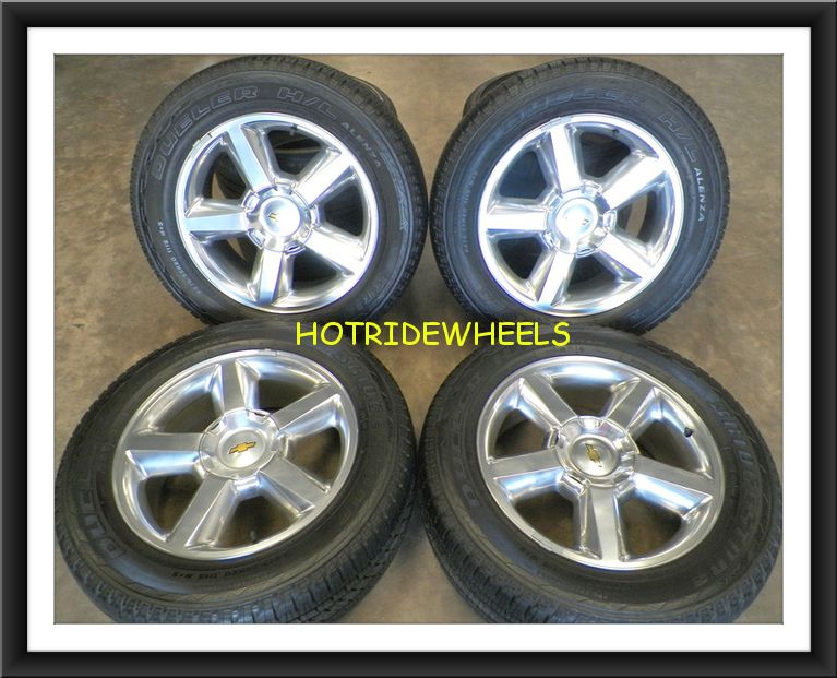 20 Chevy Silverado Suburban Tahoe Wheels with Tires 275 55 20 826B