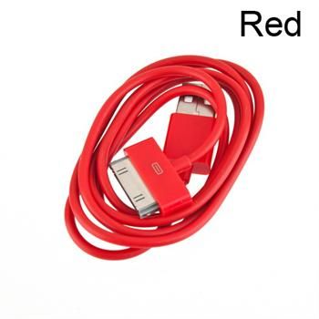 Multy Color USB Charger Cable Data Sync for iPod Touch Nano iPhone 4
