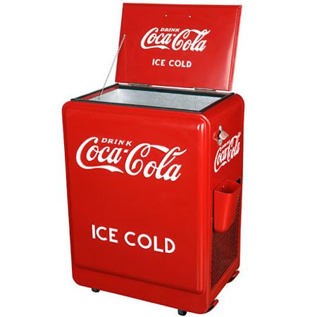  Coca Cola Old Style Coke Machine Refrigerator Great 2nd Fridge