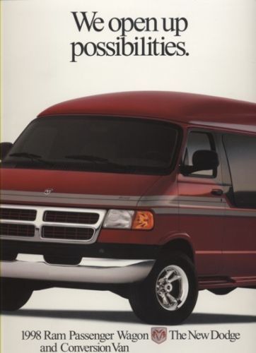 1998 Dodge RAM Wagon Conversion Van Sales Brochure Book