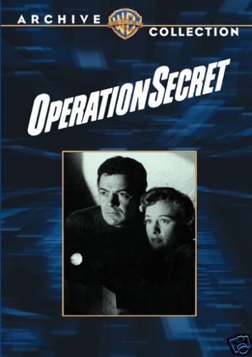  Operation Secret DVD Cornel Wilde Karl Malden