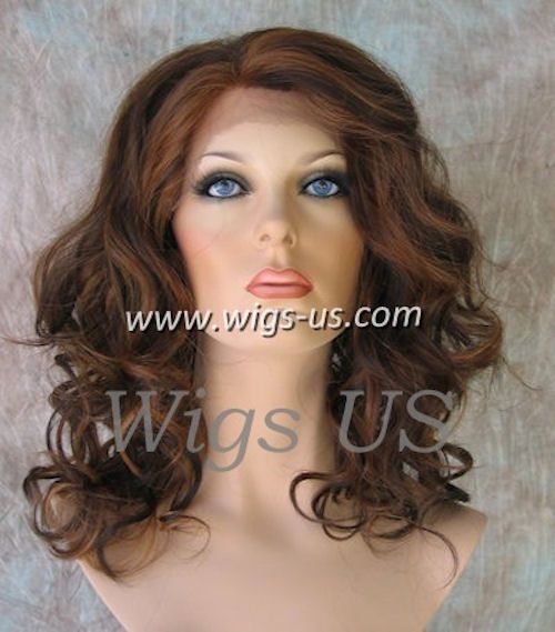  Wavy Skin Top Shoulder Length Black Brown Auburn Blonde Heat OK