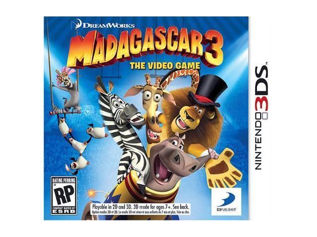Madagascar 3 The Video Game Nintendo 3DS Game D3PUBLISHER