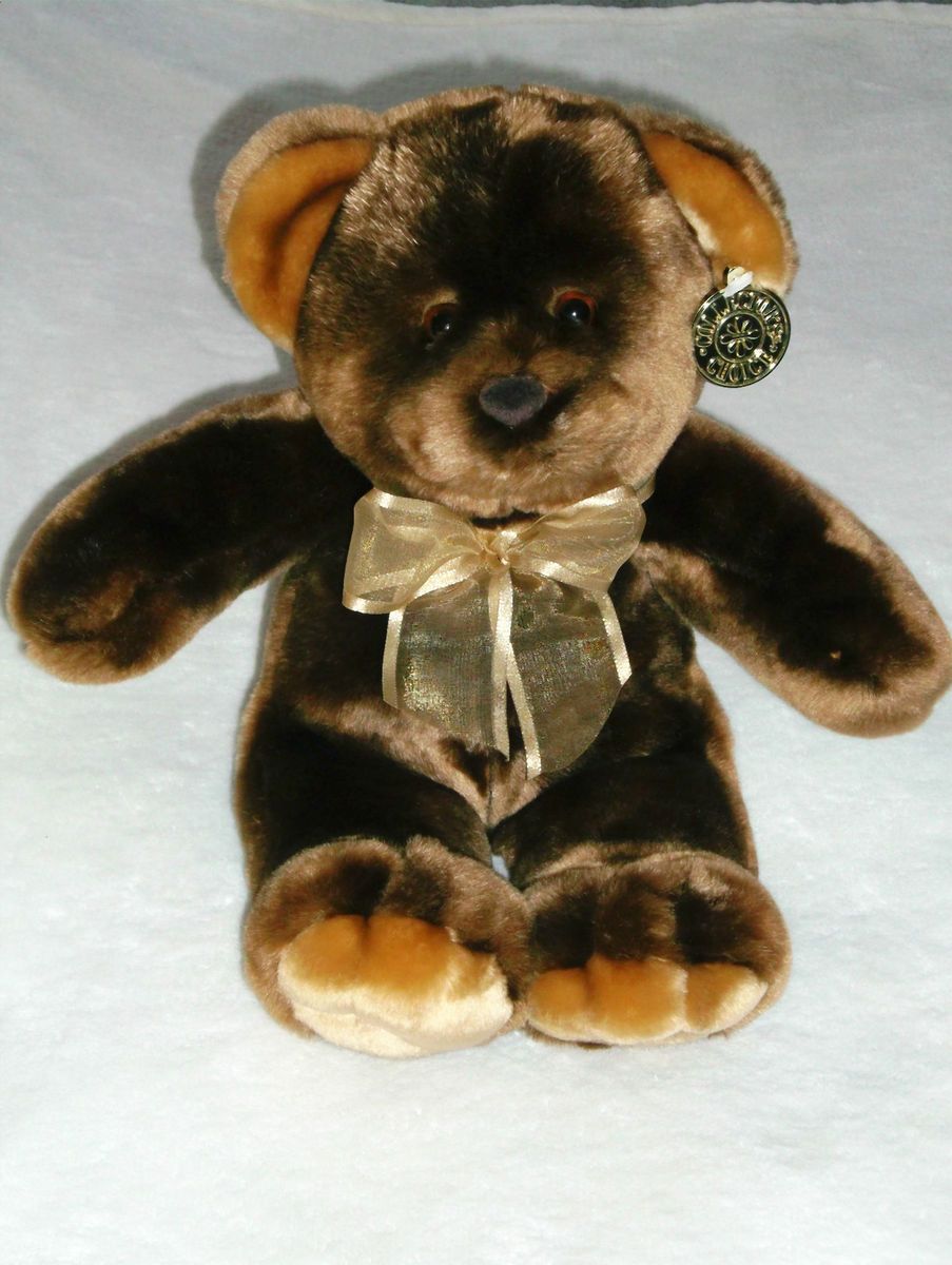 Dan Dee 13 Brown Teddy Bear Super Soft Stuffed Plush Collectors Choice