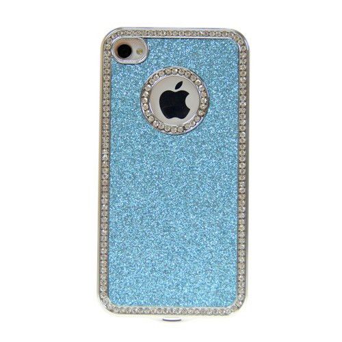 Luxury Bling Diamond Rhinestone Aluminium Case Cover for iPhone 4 4S
