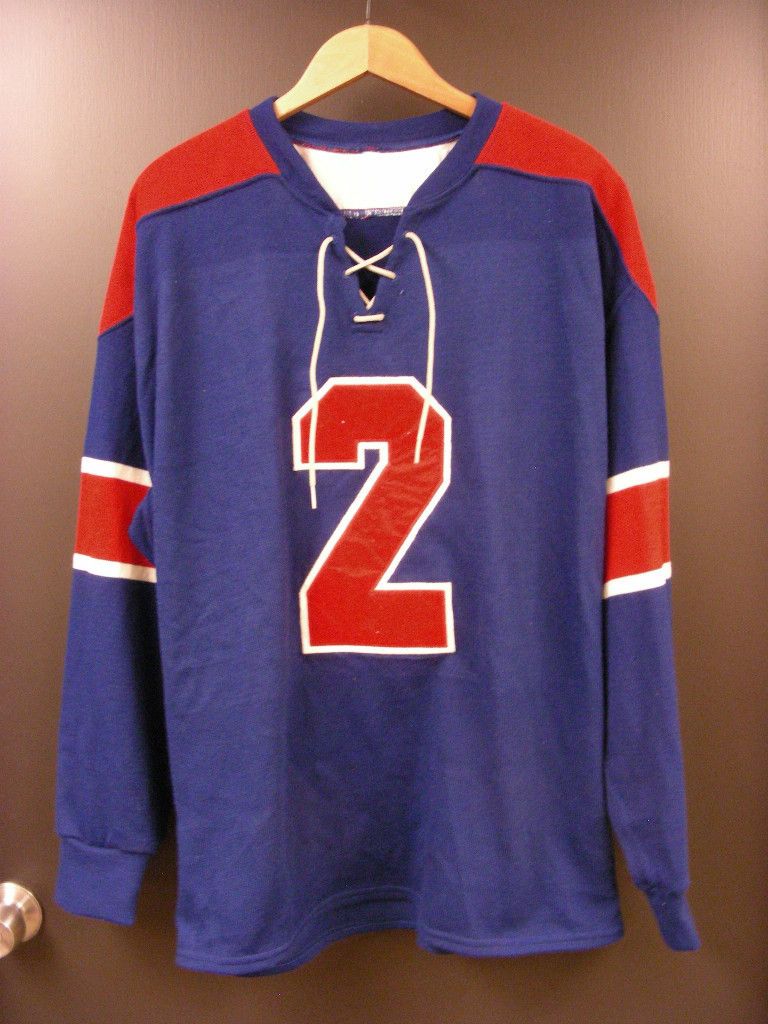 Don Cherry Movie Antique NY Rangers practice hockey jersey 2 sz48