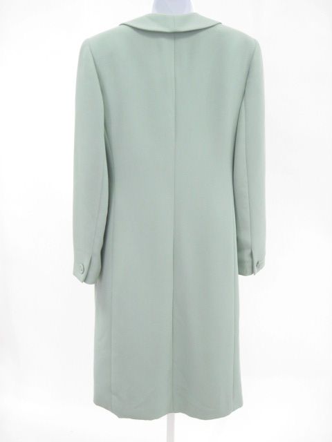 Herbert Grossman Seafoam Green Long Blazer Dress Suit 8