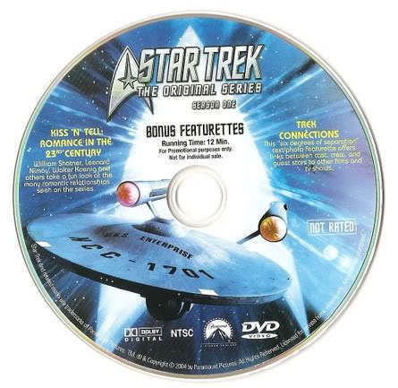 Best Buy Bonus DVD Star Trek The Original Series Season 1 TOS Disc