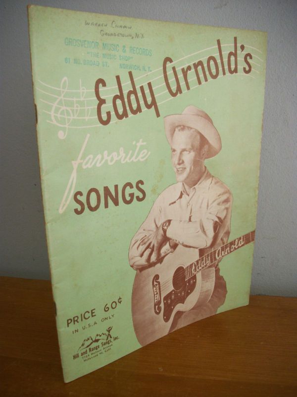 Eddy Arnolds Favorite Songs 1948 Illustrated