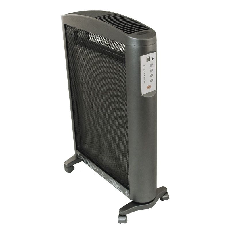  Low Profile Electric Space Heater 1500W Black 647568840022