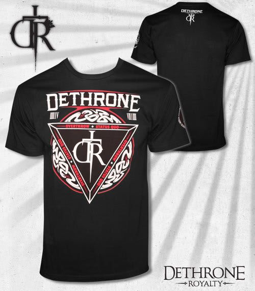  Dethrone Royalty Serpents Black T Shirt New