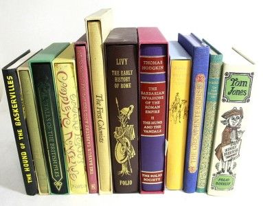 Folio Society Lot of 12 Titles with and Without Slipcases