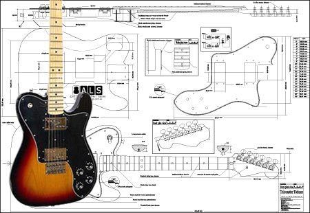 Чертеж fender telecaster