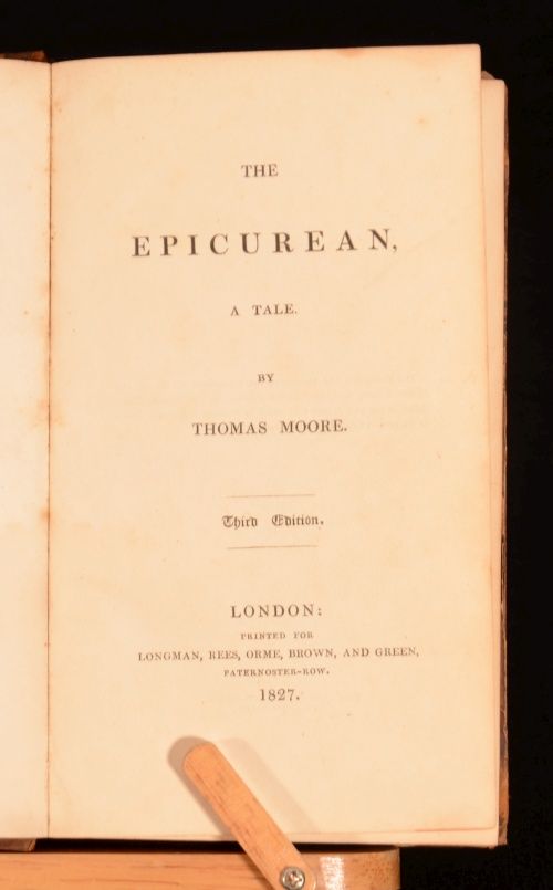 details the epicurean is a novel by thomas moore published
