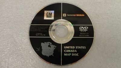 GM CADILLAC ESCALADE HUMMER H2 OEM FACTORY NAVIGATION GPS DVD MAP DISC