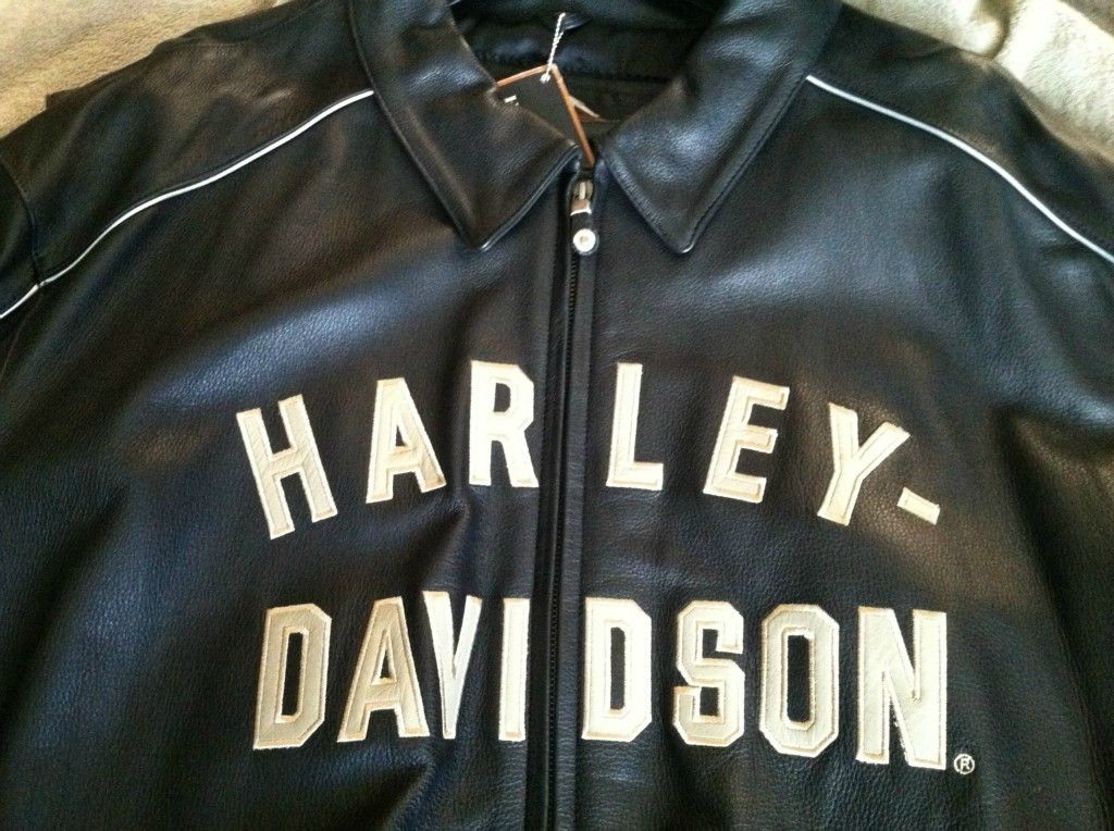 men Harley Davidson leather jacket in Clothing, 